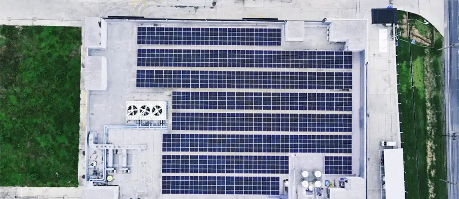 ATEN built a solar photovoltaic power generation system with a 334.8 KWp capacity at its Thailand factory to reduce carbon emissions.